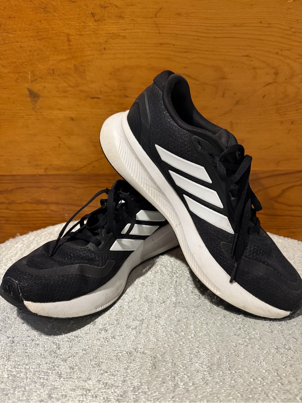 adidas Black and White Training Sneakers